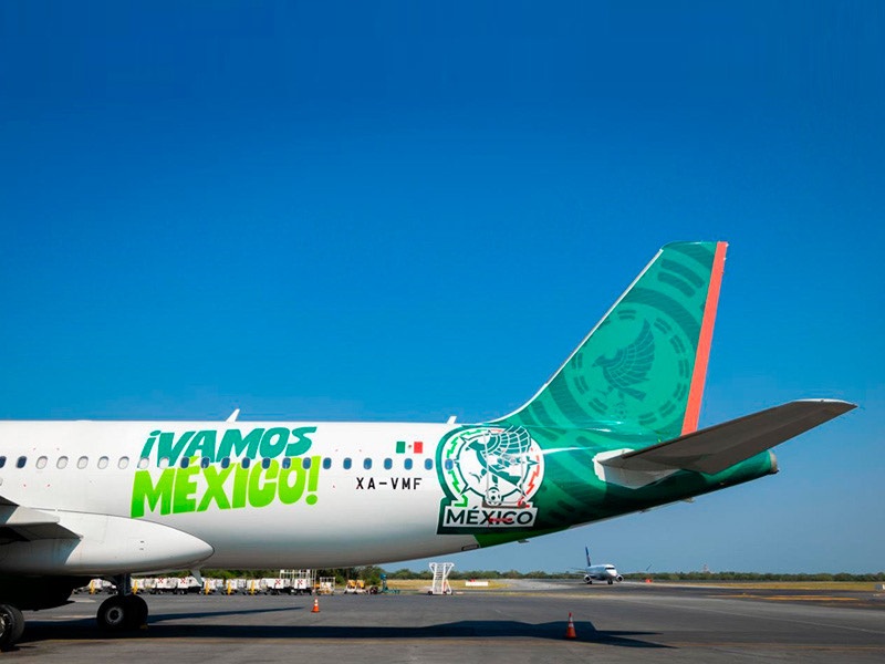 IT-ANÁLISIS: Viva presenta avión con diseño de la Selección Mexicana de fútbol
