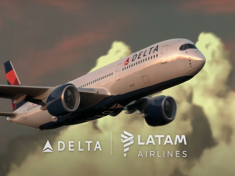 Delta y LATAM Airlines lanzan "Destinadas a estar juntas"