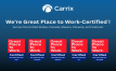 Carrix logra la certificación Great Place to Work 2026, en México, Canadá, EU, Panamá y Vietnam