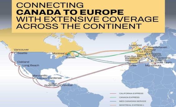 MSC incluye puertos mexicanos en corredor EE.UU.-Canadá-Europa