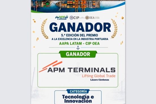 IT-ANÁLISIS: APM Terminals recibe premio regional por tecnología portuaria mexicana