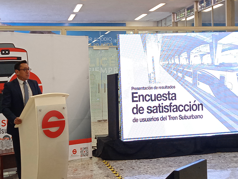 Max Noria, director de Comercialización de Ferrocarriles Suburbanos, filial mexicana de la empresa