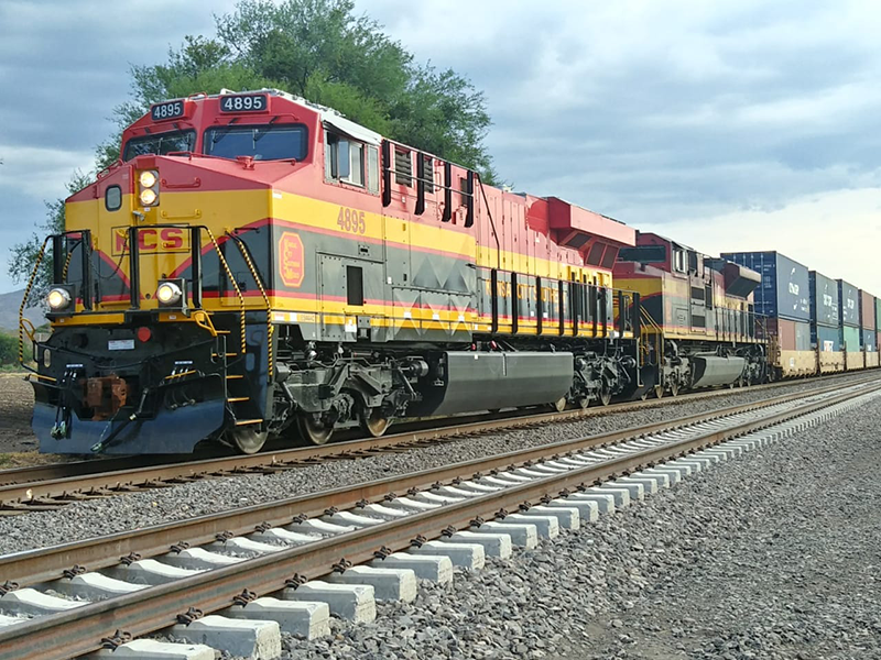 Correrán trenes intermodales de EE.UU. al norte de México
