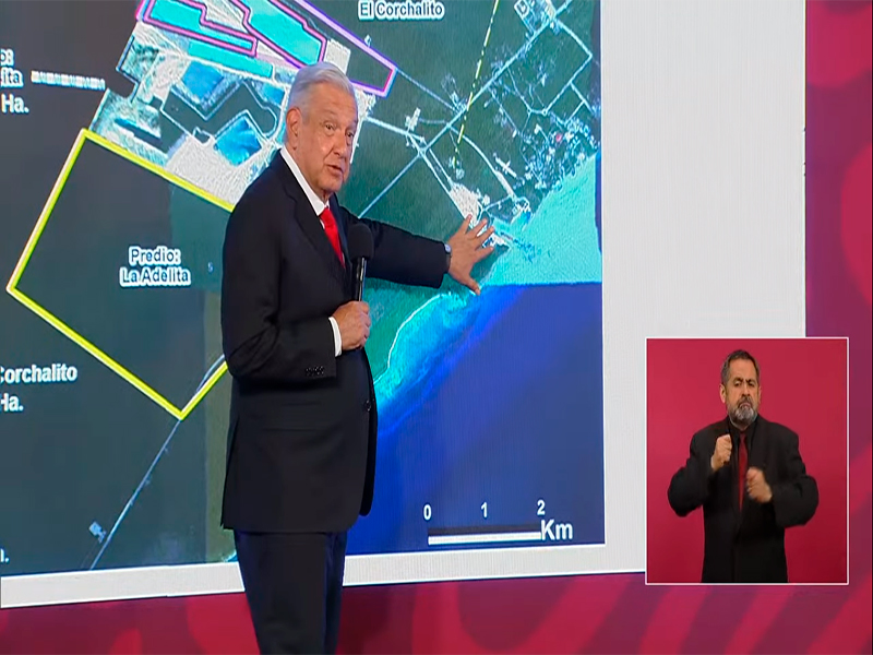 López Obrador anuncia terminal de cruceros en Calica