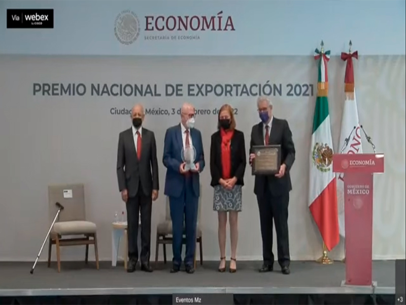 Metalúrgica de Cobre es galardonada con el Premio Nacional de Exportación 2021