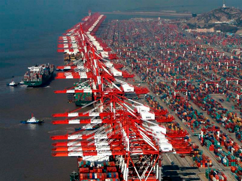 Se reactiva Puerto Shanghái pero falta carga que exportar