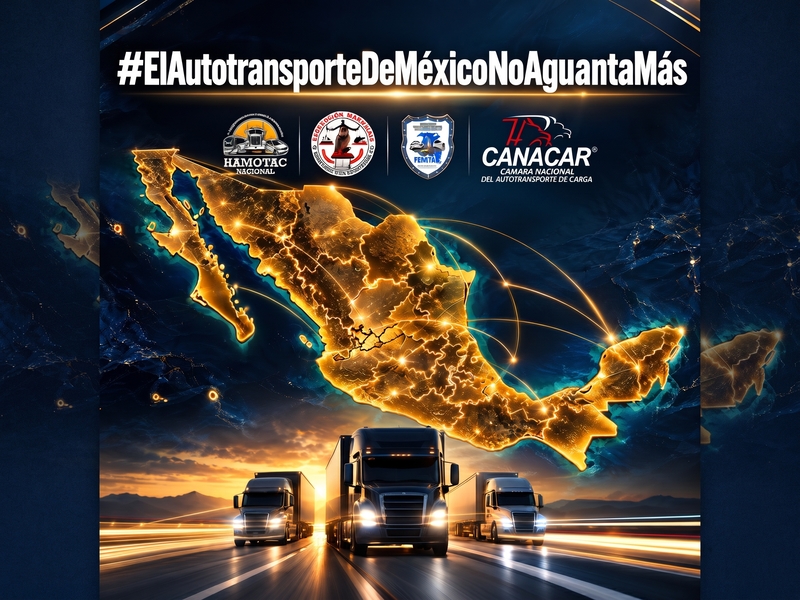 Autotransporte inicia paro nacional y exige respuestas a violencia, carreteras destruidas y presión fiscal
