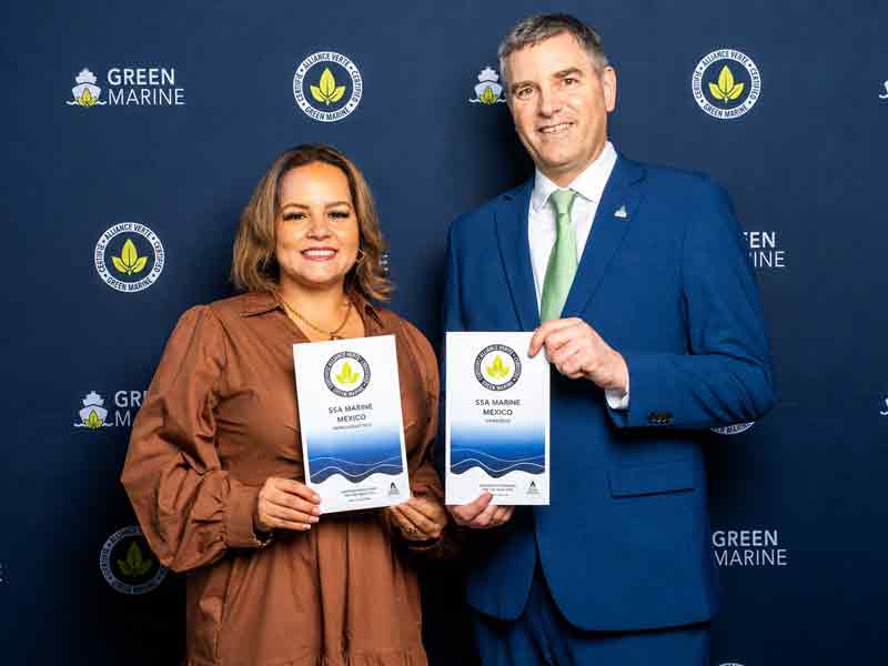 SSA Marine México obtuvo dos certificaciones Green Marine 2026