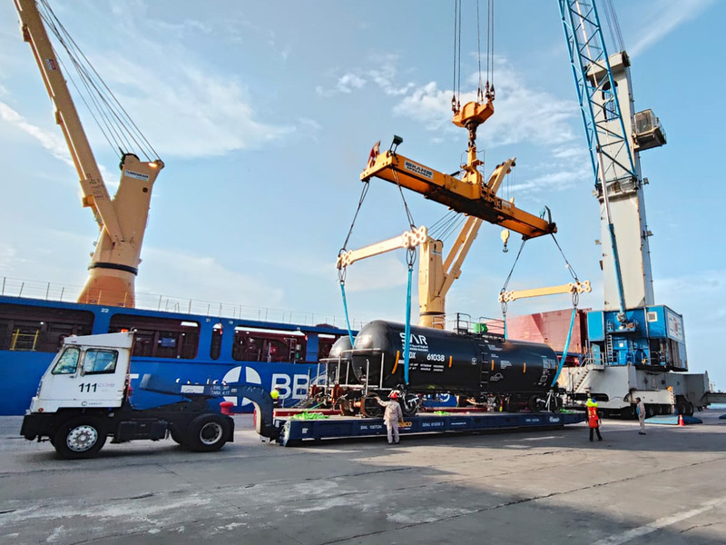 CICE embarca 782 carros de Greenbrier Co., con destino en Arabia Saudita